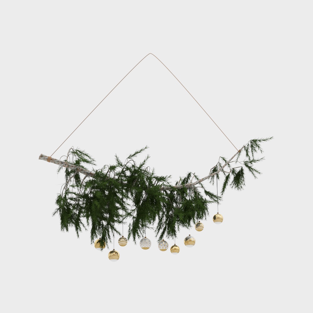 Christmas Tree Branch Ornament