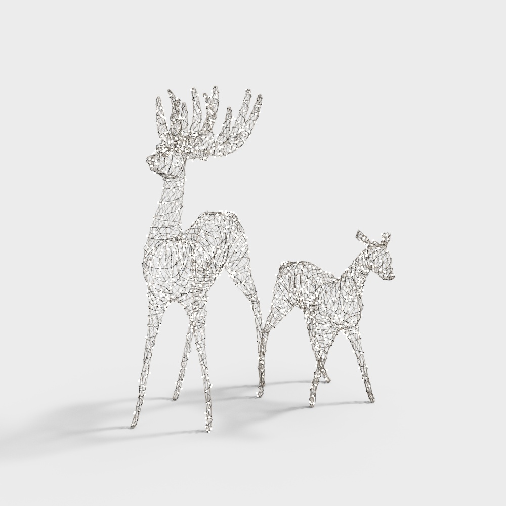 Christmas Deer Decorative Ornament