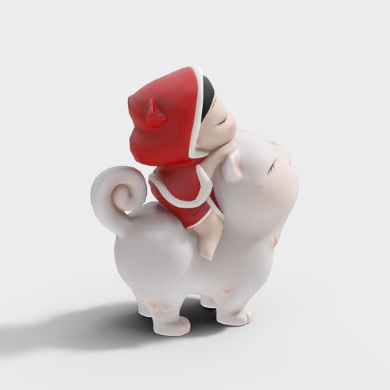 Winter Elf 3D Model for Creative Projects