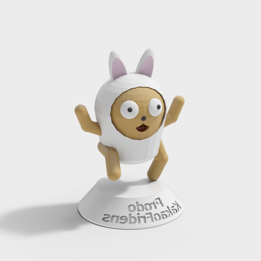 Kakao Friends Cute Character 3D Model