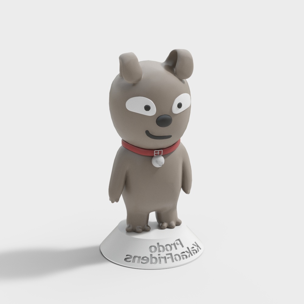 Cartoon Bear Figure Ornament