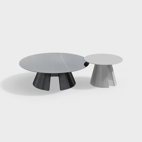 Urban Accent Table 3D model for Modern Interiors