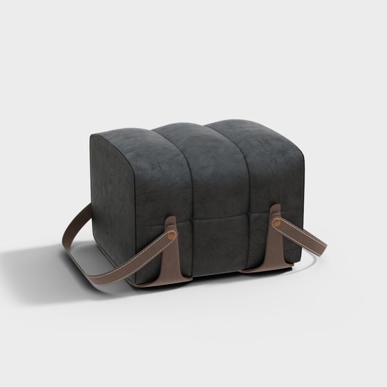 Elegant Low-Poly Handbag 3D model