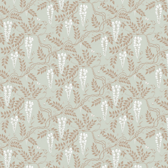 Modern Plant Print Wallpaper 3D Model for Nature-Inspired Interiors