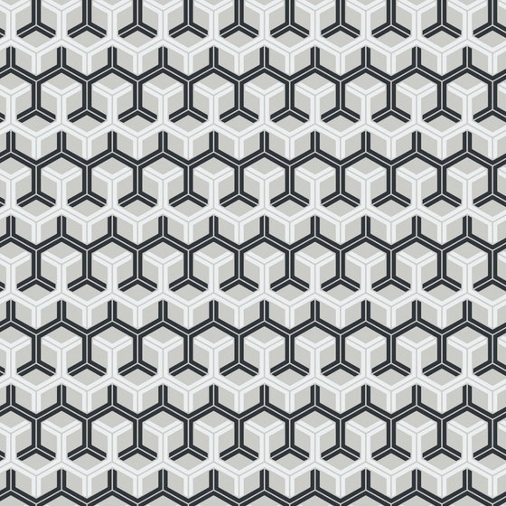 White Geometric Wallpaper 1000*1000 3D Model for Modern Walls