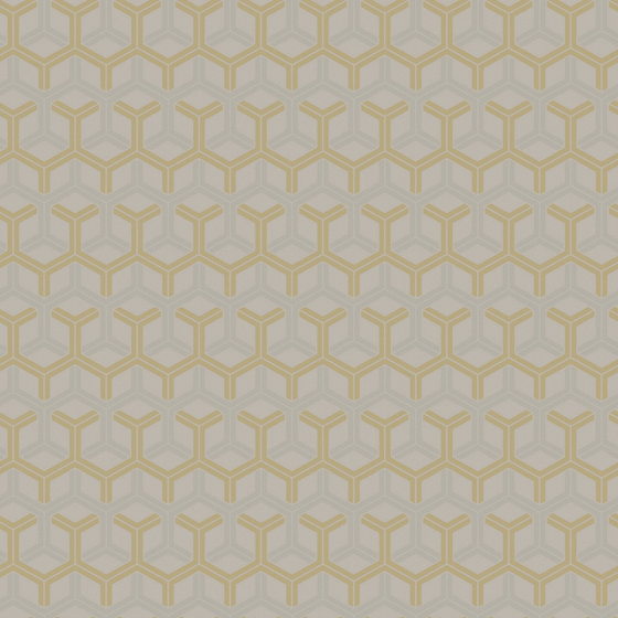 Modern Coffee-Colored Geometric Wallpaper 3D Model 1000*1000 in Wood Color