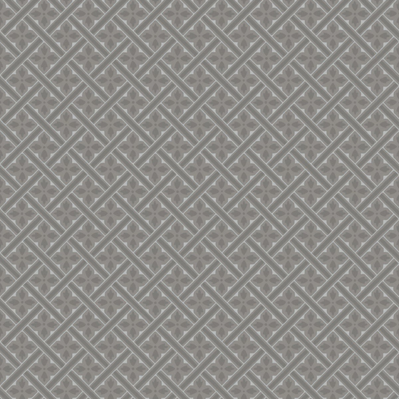 Chinese Gray Patterned Wallpaper 3D Model in White