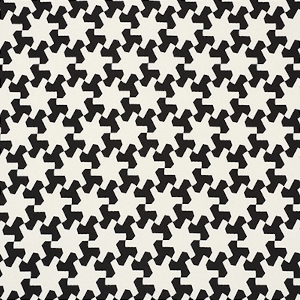 Modern Black and White Patterned Wallpaper 1000*1000