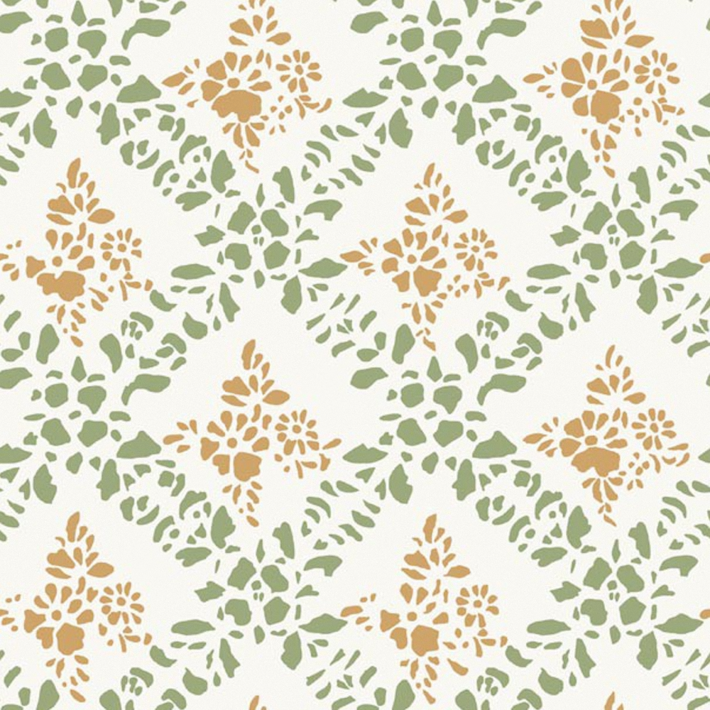 European-Style Plant Print Wallpaper 1000*1000