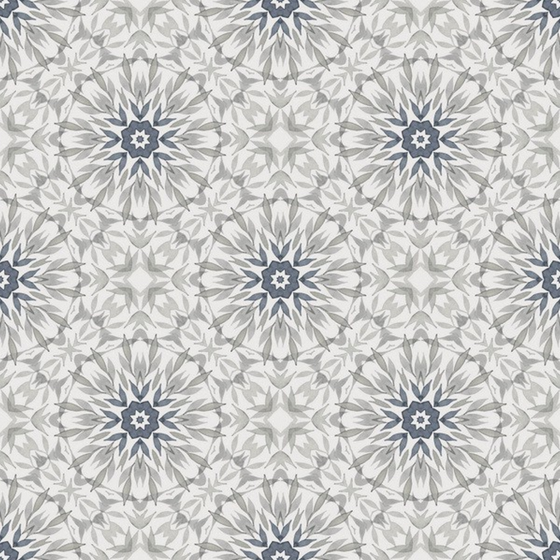 Modern White Plant Printed Wallpaper 3D Model