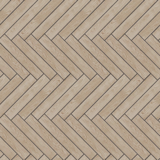 Light-Colored Herringbone Wood Flooring 3D Model