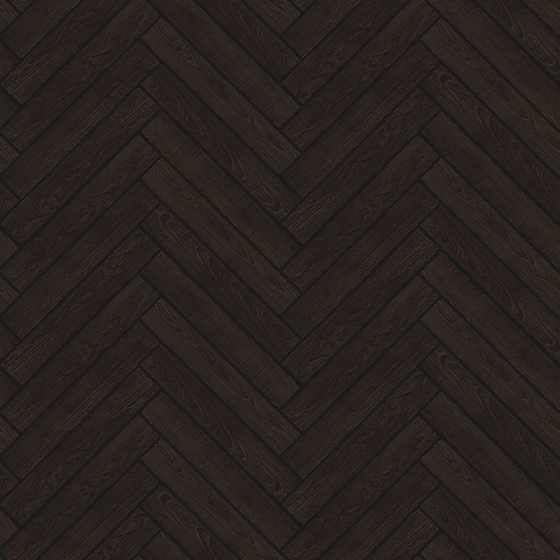 Dark Brown Herringbone Solid Wood Flooring 3D Model
