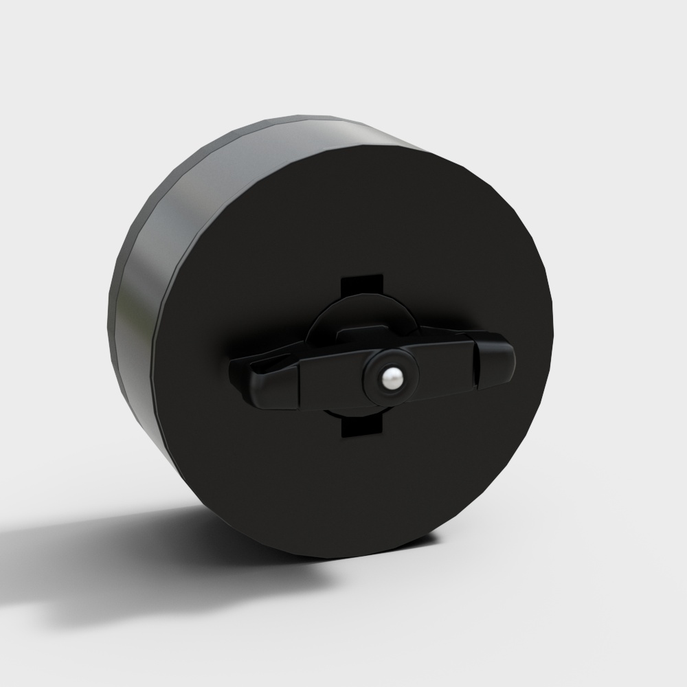 Future Eye Low Poly 3D Model