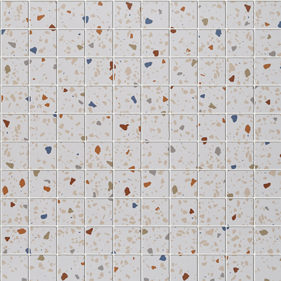 Modern Colored Terrazzo Tile 3D Model for Stylish Floors