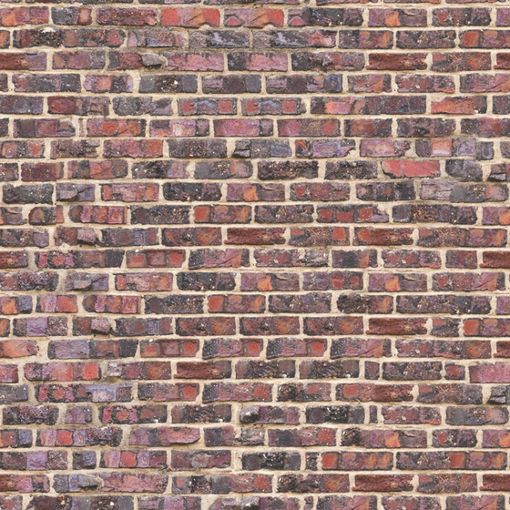 Modern Wood Color Red Cultural Brick 2000*2000 3D Model