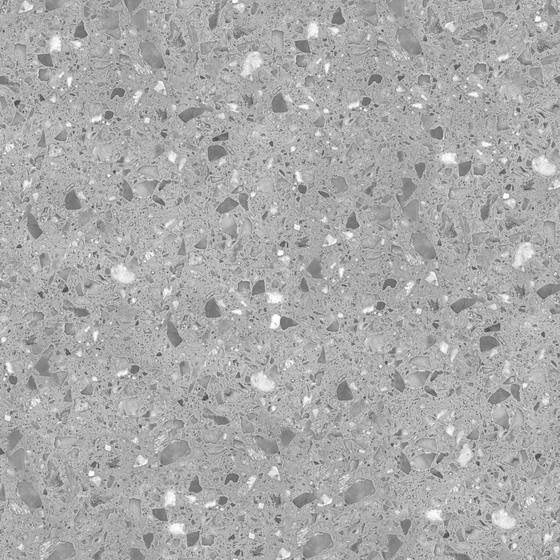Gray Terrazzo Floor Tile 3D Model