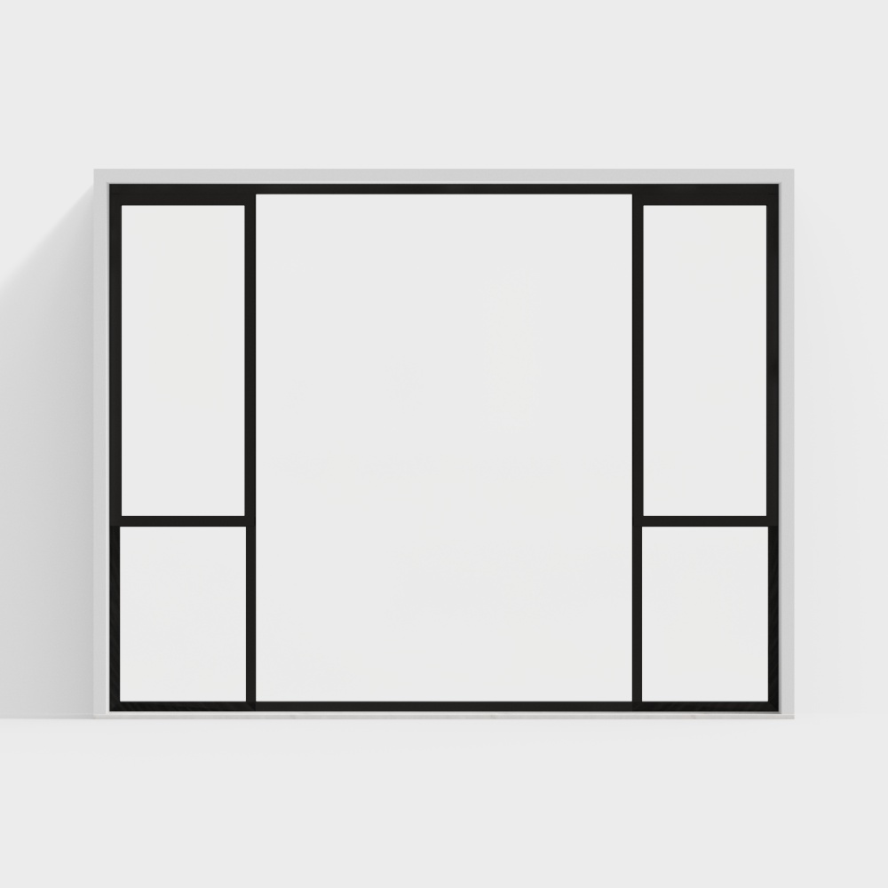 이중 창 바닥-천장 창