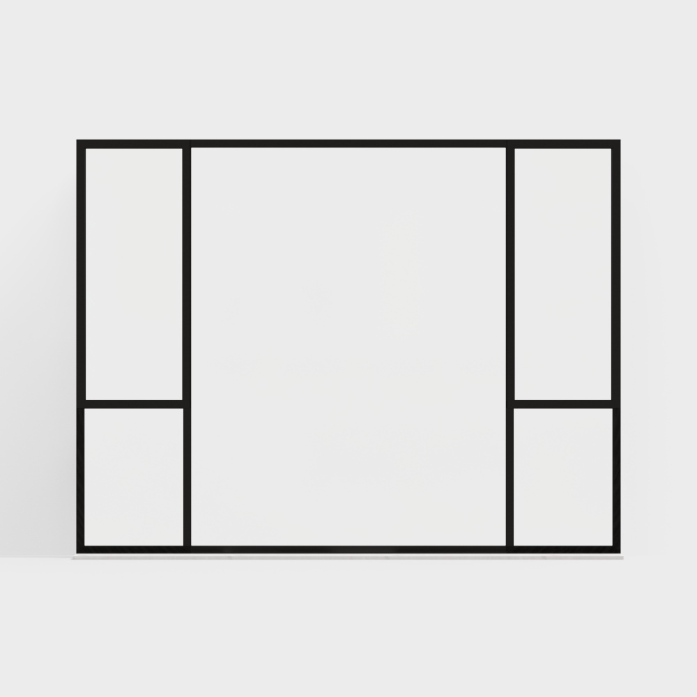 Double Window Floor-to-Ceiling Window (Without Frame)