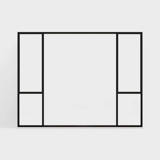 Minimalist Low-Poly 3D Model for Modern Design