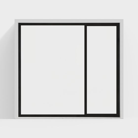 Elegant Sliding Door 3D Model for Modern Spaces