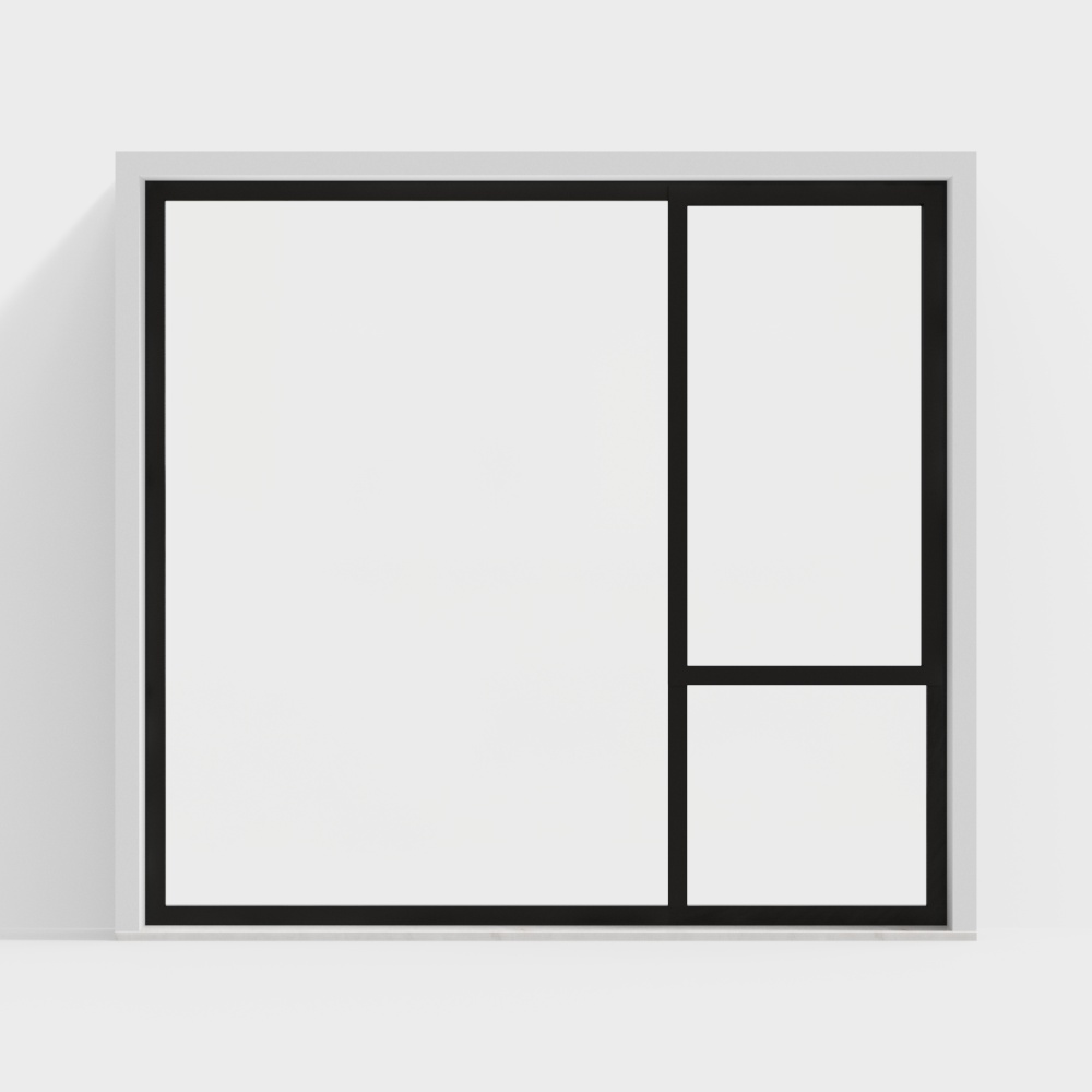Minimalist Sliding Door 3D model