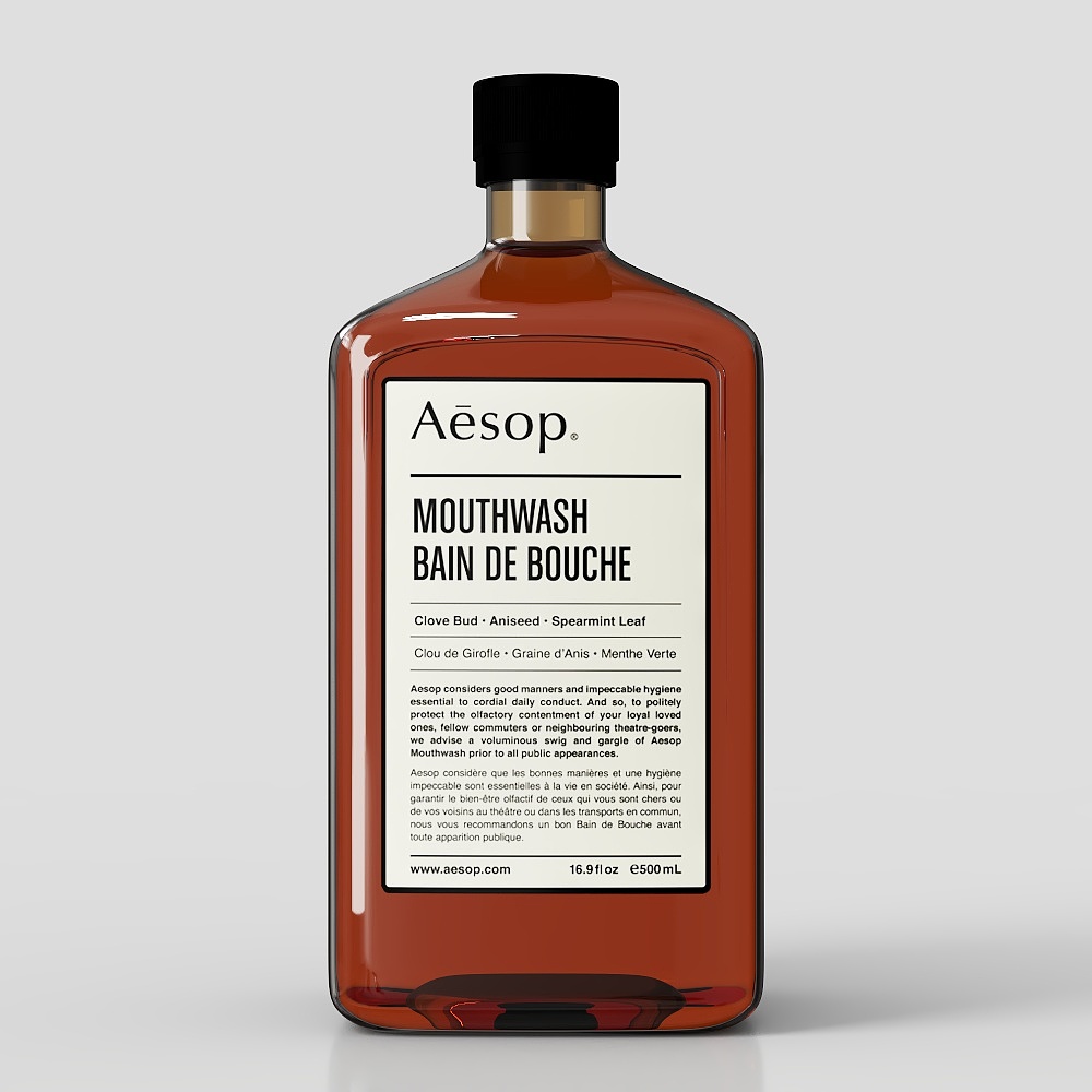 Aesop Mouthwash Bottle 3D model