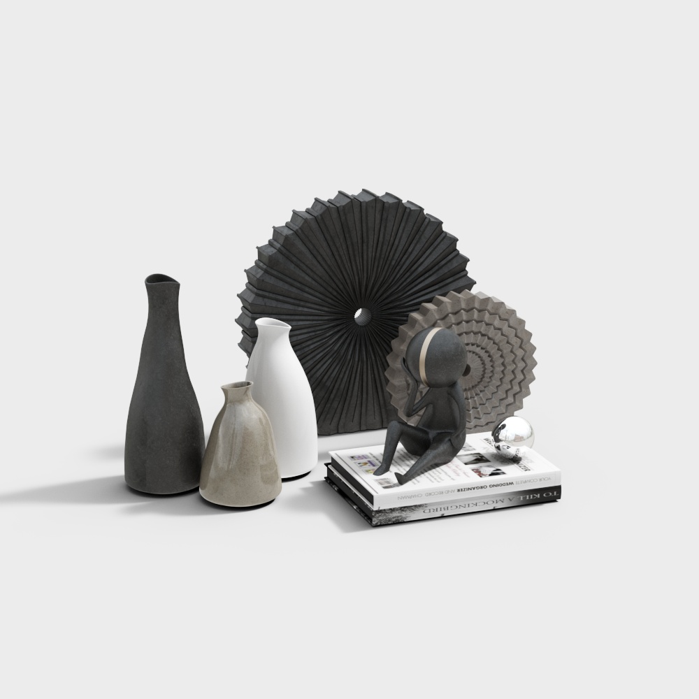 Unique 3D Model with Elegant Design and Texture