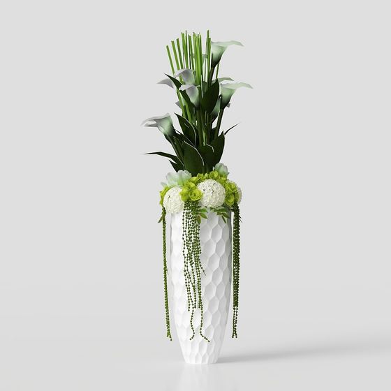 Honeycomb Vase 3D model