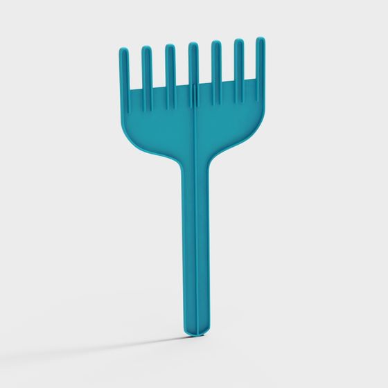 Stylish Garden Rake 3D model