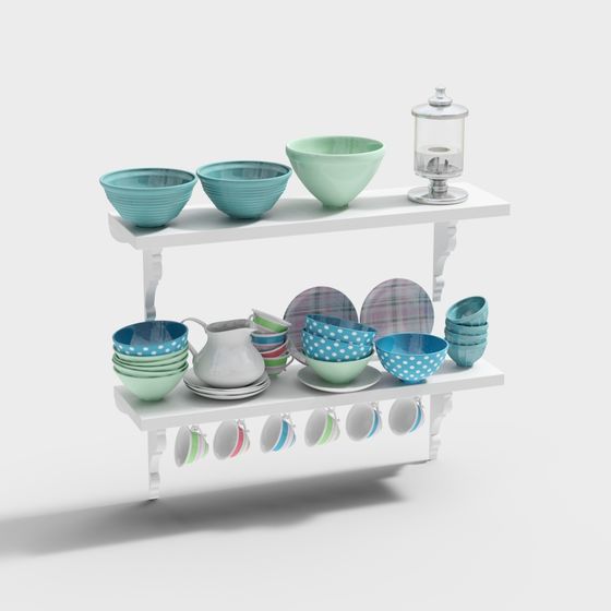 Étagère de Cuisine de Style Européen