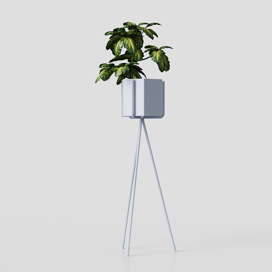 Urban Oasis Plant Stand 3D model
