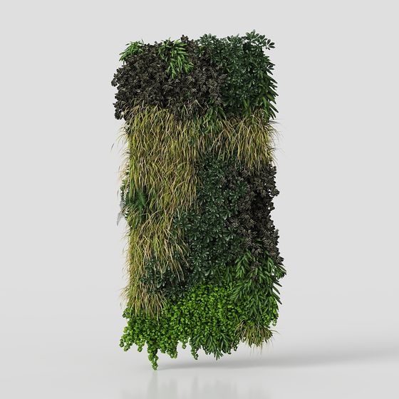 現代的なグリーンプラントウォール