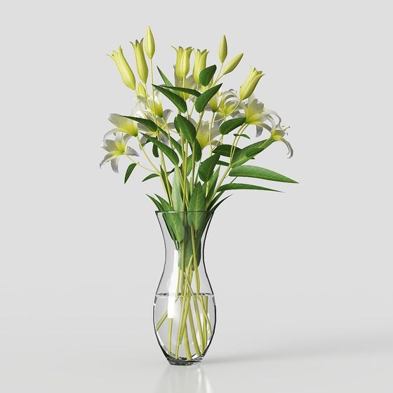 Lily Garden 3D model