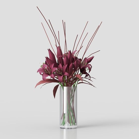 Lily Garden 3D Model