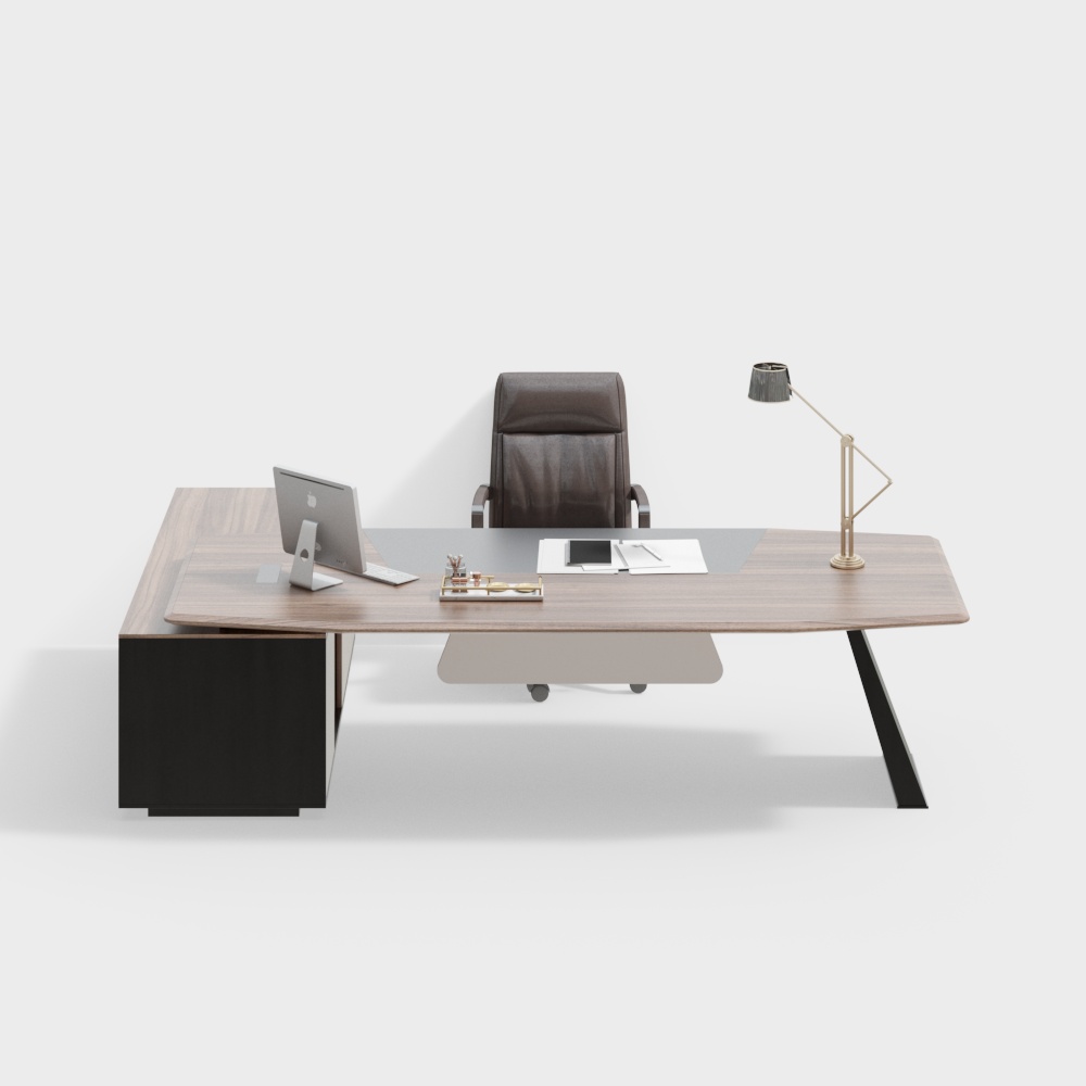 Modern Office Desk and Chair Combination