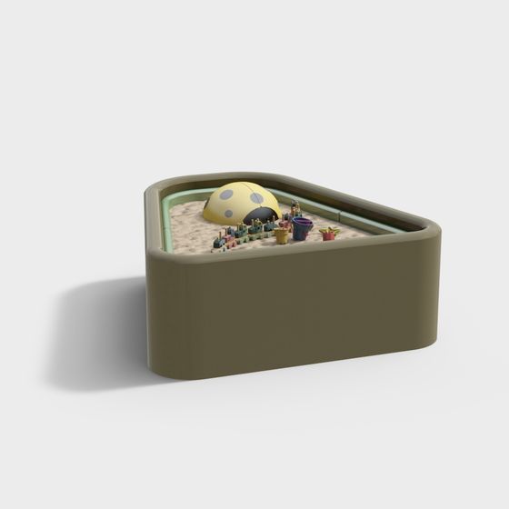 หลุมทรายรูปทรงสี่เหลี่ยม