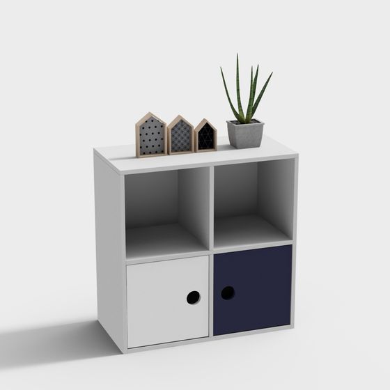 Urban Cube Shelf 3D model