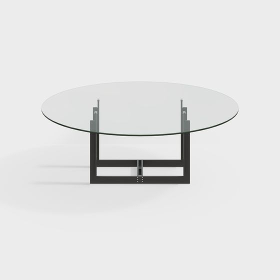 Tavolo da Pranzo in Vetro Cassina Moderno di Forma Irregolare