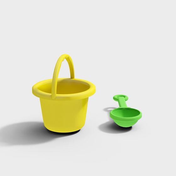 Beach Toys Set 3D model for Creative Projects