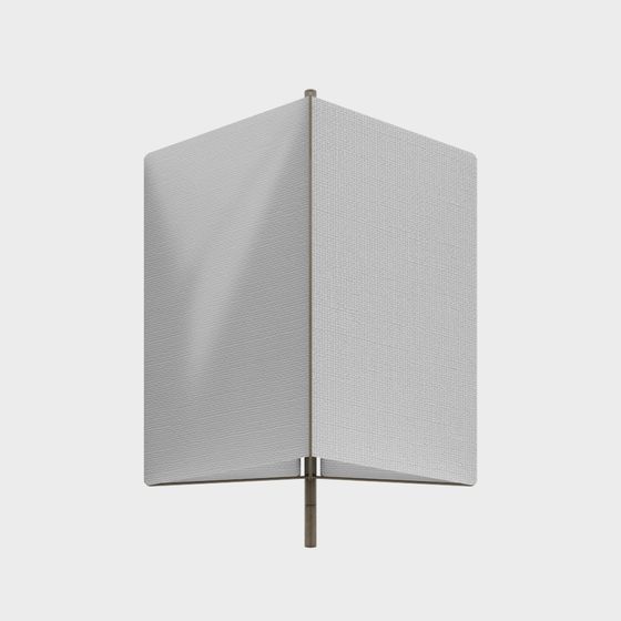 Minimalist Folding Screen 3D model