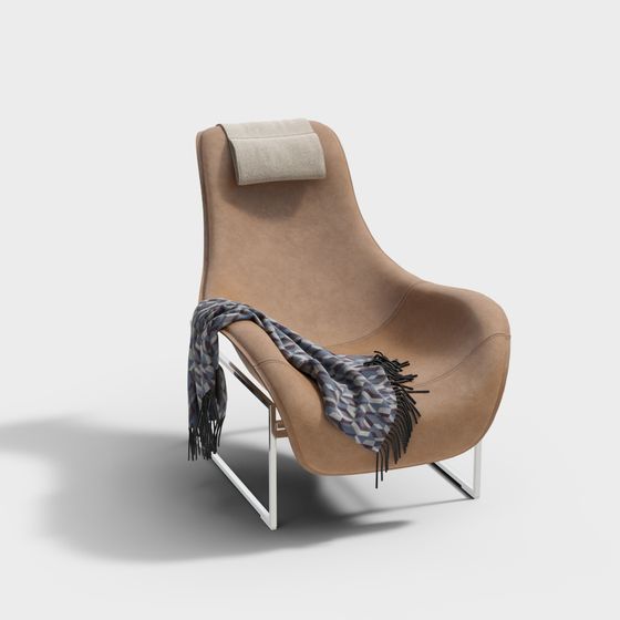 Cozy Retreat 3D model Armchair