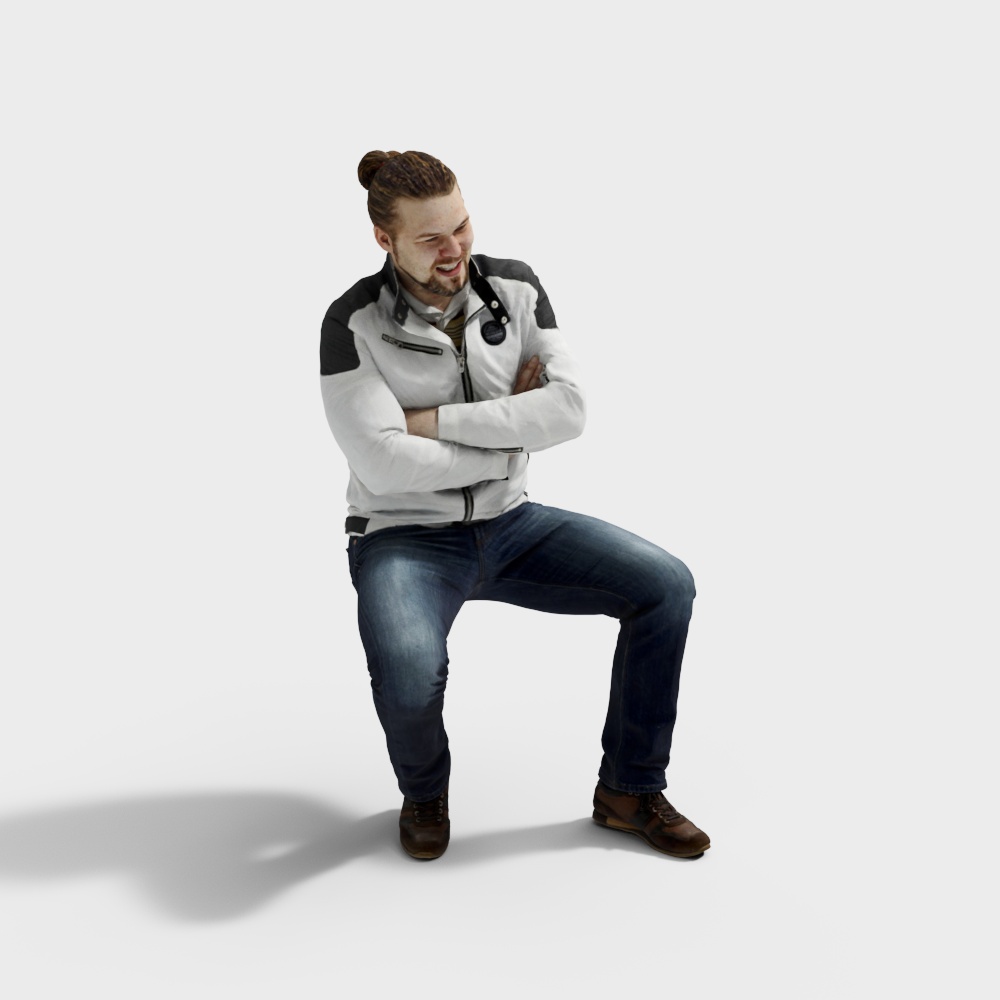 Modern Seated Man