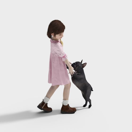 Childhood Moments 3D Model