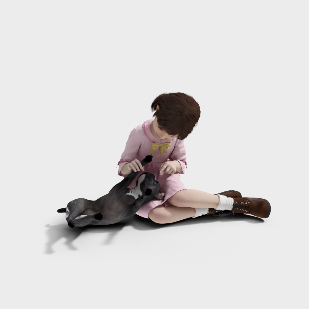 Playful Moments 3D model