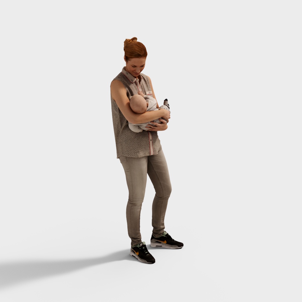Embracing Motherhood 3D model