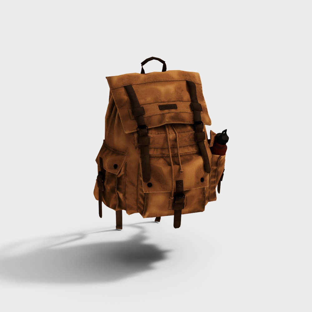Rugged Explorer Backpack 3D model