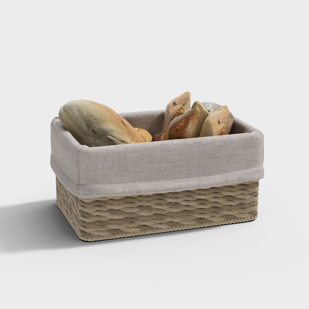 Outdoor food basket bread