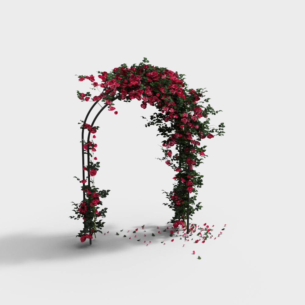 Modern Floral Archway