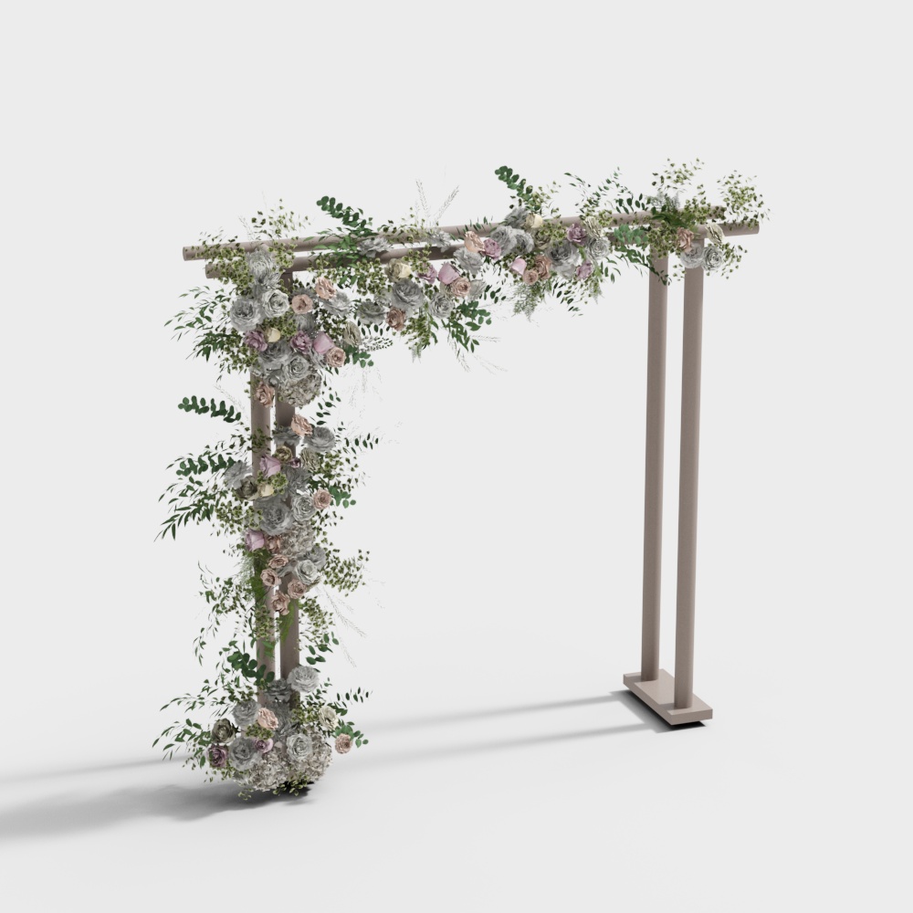 Modern Floral Archway