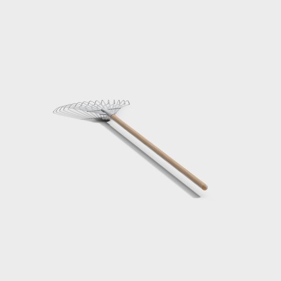 Garden Rake 3D model for Creative Projects